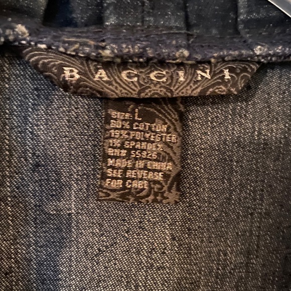 Denim Pleated Jacket - Picture 5 of 5